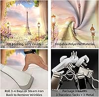 Yieldeer 6x6 ft Paris Photo Backdrop — image 4