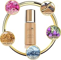GLO24K Timeless Serum with 24k Gold, Peptides & Vitamins A, C, E – 1.2oz — image 2