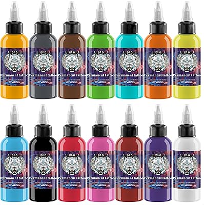 BAODELI 14 Colors 1oz Tattoo Ink Set