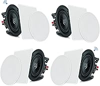 Pyle PDICBT256 5.25” Bluetooth In-Wall In-Ceiling Speaker System — image 1