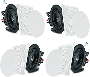 Pyle PDICBT256 5.25” Bluetooth In-Wall In-Ceiling Speaker System