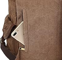 Lmagice Genuine Leather Canvas Waxed Backpack — image 7
