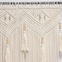 GCOVELIS Boho Macrame Curtain 52″W x 72″L — image 3