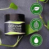 eShave Shaving Cream for Men, Verbena Lime 6oz — image 4